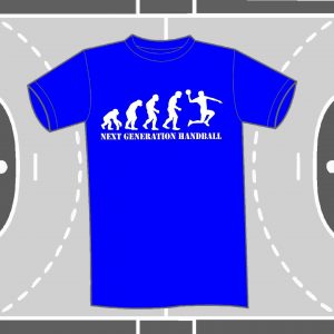 Shirt inkl. Logo „Next Generation Handball“ (blau)