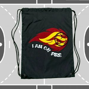 Turnbeutel inkl. "I am on Fire"- Logo